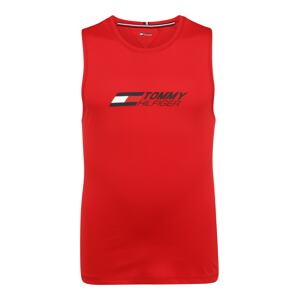 Tommy Sport Funkcionális felső  piros / sötétkék / fehér