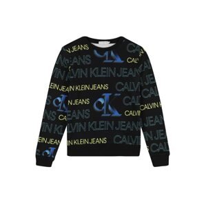 Calvin Klein Jeans Tréning póló  fekete / királykék / világos sárga / világoskék