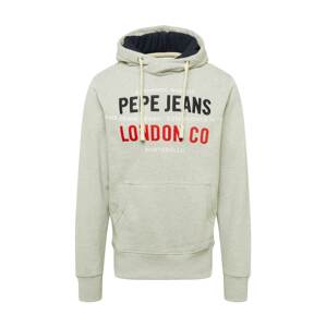 Pepe Jeans Tréning póló 'NEVILLE'  szürke melír / tengerészkék / piros / fehér