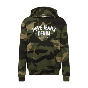Pepe Jeans Tréning póló 'CAM'  púder / khaki / antracit / fehér