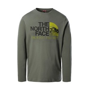 THE NORTH FACE Tréning póló  khaki / fekete
