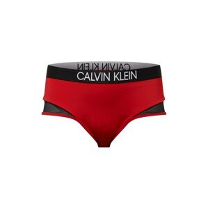 Calvin Klein Swimwear Plus Bikini nadrágok  piros / fekete / fehér