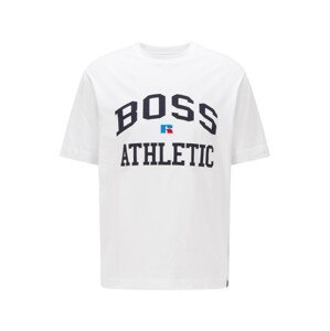 BOSS Casual Póló 'Russell Athletic'  fehér / fekete / kék / piros