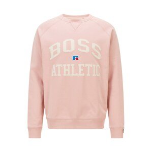BOSS Casual Tréning póló 'Stedman Russell Athletic'  rózsaszín / fehér