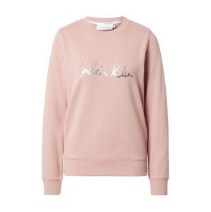 Calvin Klein Tréning póló  rózsaszín / ezüst
