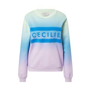 Cecilie Copenhagen Sweatshirt 'Manila Rainbow'  világoslila / égkék