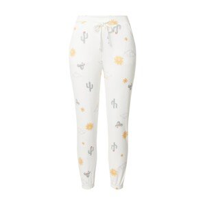 HOLLISTER Pizsama nadrágok  természetes fehér / sötétsárga / szürke / menta