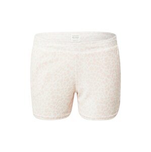 SCHIESSER Pizsama nadrágok  pasztell-rózsaszín / fehér