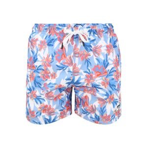 JOOP! Jeans Rövid fürdőnadrágok 'Laguna_Beach'  kék / sötétkék / fehér / rózsaszín