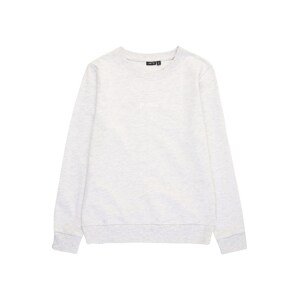 LMTD Sweatshirt 'FISTAN'  világosszürke / fehér