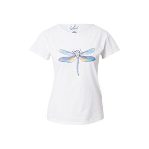 bleed clothing T-Shirt  'Lakefly'  fehér / kék / lila / narancs