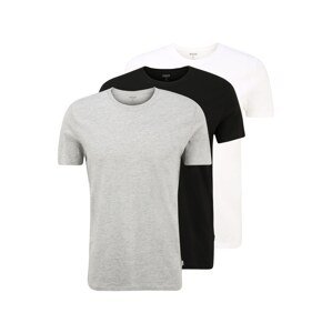 BURTON MENSWEAR LONDON Trikó és alsó póló  fekete / szürke melír / fehér