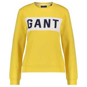 GANT Tréning póló  fehér / fekete / sárga
