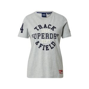 Superdry Póló 'Collegiate Athletic Union'  fehér / tengerészkék / szürke