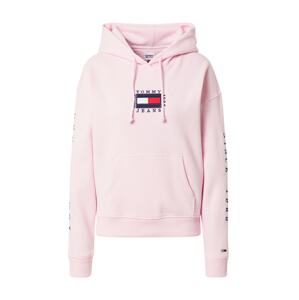 Tommy Jeans Tréning póló  sötétkék / rózsaszín / piros / fehér