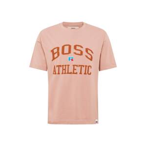 BOSS Casual Póló 'Russell Athletic'  fáradt rózsaszín / homár / türkiz / pitaja