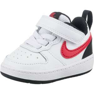 Nike Sportswear Sportcipő 'Court Borough'  piros / fekete / fehér