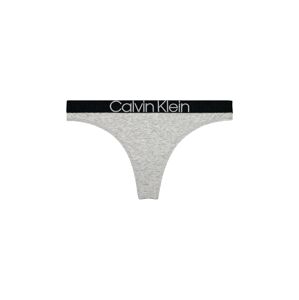 Calvin Klein Underwear String bugyik  világosszürke / fekete