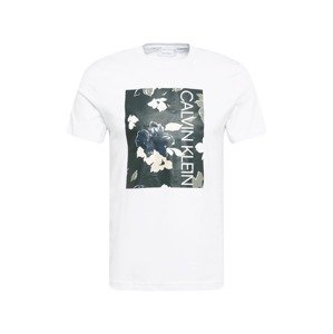 Calvin Klein Póló  fehér / sötétzöld / tengerészkék / szürke
