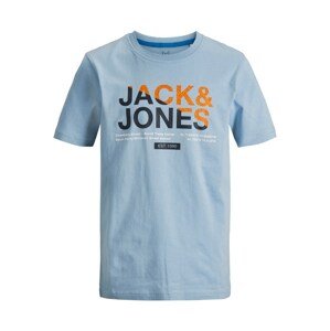 Jack & Jones Junior Póló  füstkék / tengerészkék / sötét narancssárga