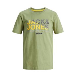 Jack & Jones Junior Póló  jáde / sárga / sötétkék