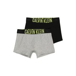 Calvin Klein Underwear Alsónadrág  szürke melír / fekete / világoszöld