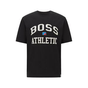 BOSS Casual Póló 'Russell Athletic'  fekete