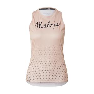 Maloja Sport top 'Haslmaus'  rózsaszín / fekete
