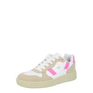 BRITISH KNIGHTS Sneaker 'RAWW'  fehér / teveszín / neon-rózsaszín