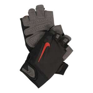 NIKE Accessoires Sportkesztyűk 'Ultimate'  fekete / szürke / piros