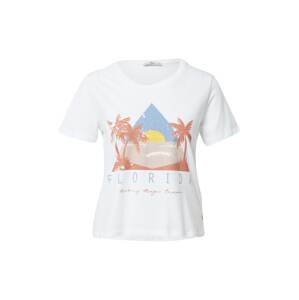 LTB T-Shirt 'BILOZE'  fehér / füstkék / homár / sárga
