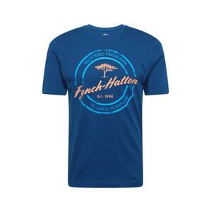 FYNCH-HATTON Póló  kék / világoskék / pasztellnarancs