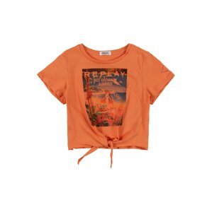 REPLAY T-Shirt  sötét narancssárga / tengerészkék / zöld / narancsvörös / barna