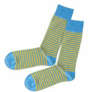DillySocks Socken  kék / sárga