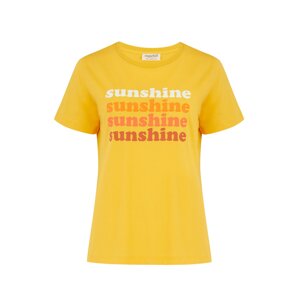 Sugarhill Brighton Póló 'Maggie Retro Sunshine'  sárga / fehér / narancs