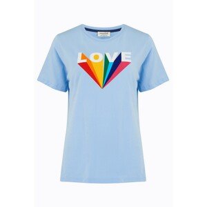 Sugarhill Brighton Póló 'Maggie Love Rays'  kék / fehér / piros / zöld