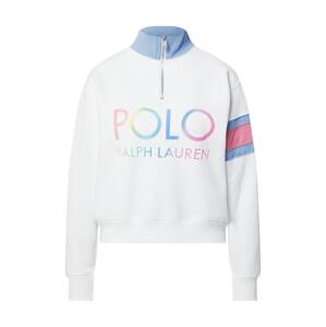 POLO RALPH LAUREN Tréning póló  kék / rózsaszín / füstkék