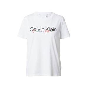 Calvin Klein Póló 'PRIDE'  piszkosfehér / fekete / vegyes színek