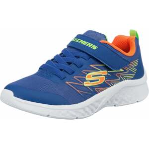 SKECHERS Sportcipő  kék / neonsárga / narancs