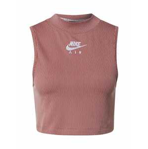Nike Sportswear Top  pitaja / fáradt rózsaszín / fehér