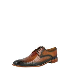 MELVIN & HAMILTON Fűzős cipő 'Martin'  barna / sötétkék