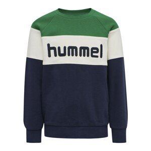 Hummel Tréning póló  zöld / fehér / ultramarin kék