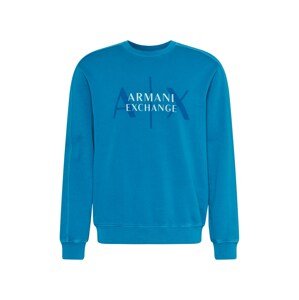 ARMANI EXCHANGE Tréning póló  türkiz / sötétkék / fehér