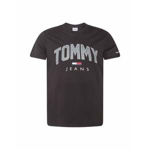 Tommy Jeans Póló 'Shadow'  fekete / bazaltszürke / fehér / gránátalma / tengerészkék