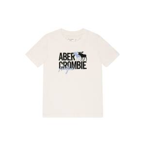 Abercrombie & Fitch Póló  fehér / fekete / világoskék