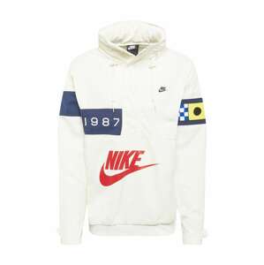 Nike Sportswear Átmeneti dzseki 'Reissue'  fehér / piros / tengerészkék / sárga