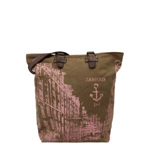 Harbour 2nd Shopper táska 'Pauli'  khaki / rózsaszín