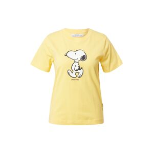 DEDICATED. T-Shirt 'Mysen Snoopy'  sárga / fehér / fekete