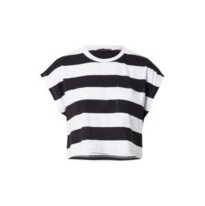 Trendyol T-Shirt  fekete / fehér