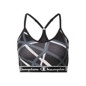 Champion Authentic Athletic Apparel Sport-BH  fekete / fehér / füstszürke